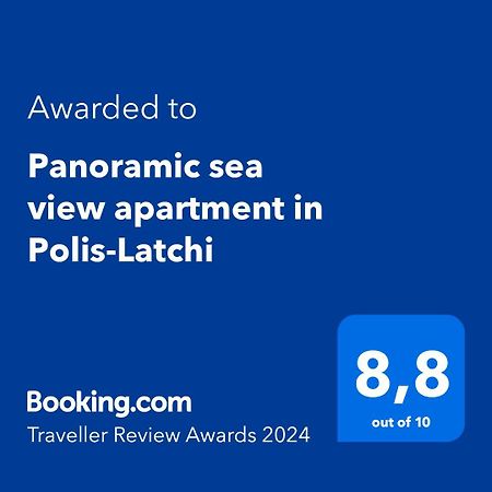 Panoramic Sea View Apartment In Polis-Latchi Eksteriør billede