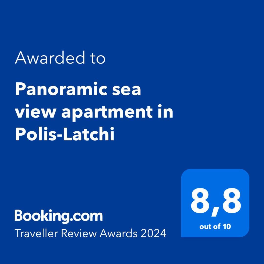 Panoramic Sea View Apartment In Polis-Latchi Eksteriør billede